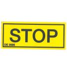 STOP Fassi warning sticker