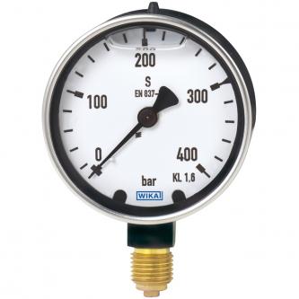 Wika pressure gauge with G 1/4 "bottom connection; 0-400 bar; NS 63mm; Model 213.40