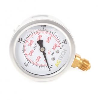 Pressure gauge connected radial 1/4 "250bar